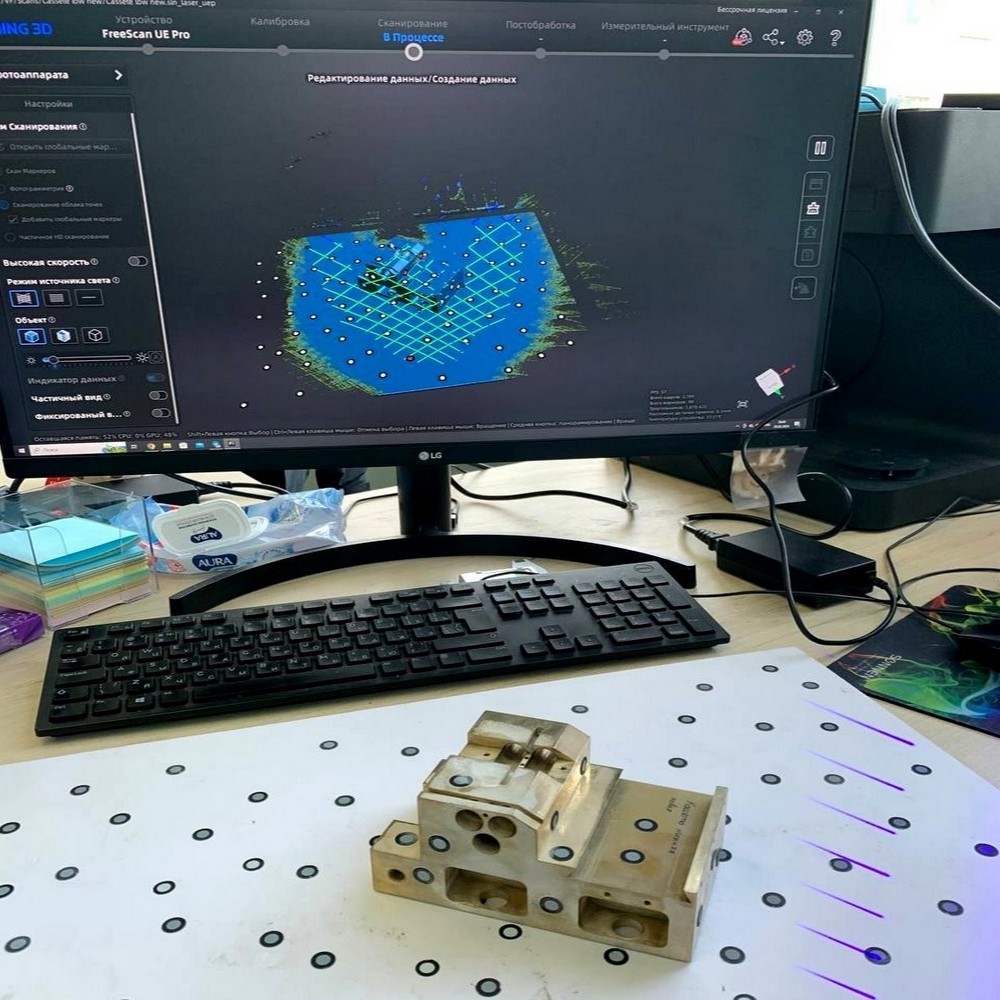 3D сканирование деталей промышленного оборудования